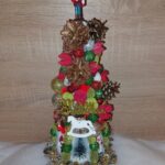 Diótörős karácsonyi asztali dísz