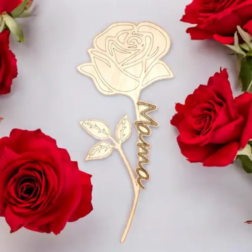 Neves rózsaszál 25 cm