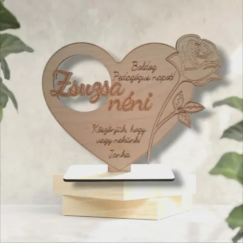 Pedagógus napi asztali dísz