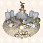 Adventi koszorú angyal