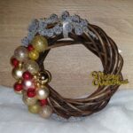 Vessző karácsonyi gömb kopogtató