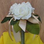 Rózsa ballagási csokor (fehér)