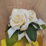 Rózsa ballagási csokor (beige)