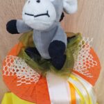 Plüss ballagási csokor (csacsi)