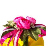 Boglárka ballagási csokor (pink)