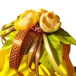 Boglárka ballagási csokor (sötétebb narancs)