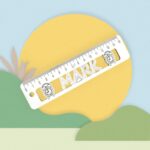 Óvodai jeles, neves vonalzó 15-20 cm