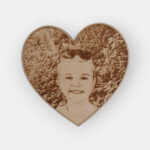 Gravírozott hűtőmágnes (fa)