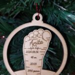 Baba tappancs karácsonyfadísz