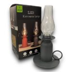 Lámpás LED-es sötétszürke