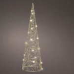 LED-es kúp ünnepi dísz 60 cm