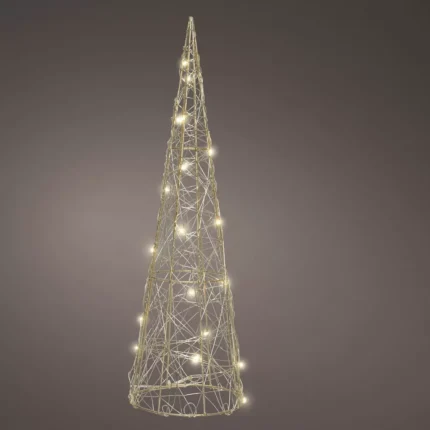 LED-es kúp ünnepi dísz 60 cm