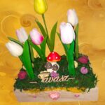 Tavaszi asztali dísz