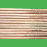 Történelmi évszámos ceruza készlet (színes)