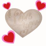 Valentin napi fali fa dísz 2