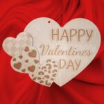 Valentin napi fali fa dísz