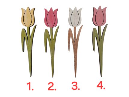 Festett fa tulipán beszúrós