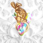 Szalvéta gyűrű nyuszi