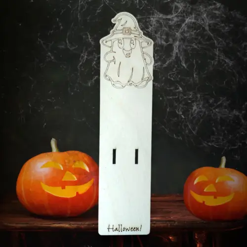 Rémisztő Halloweeni csokitartó "szellem" 3