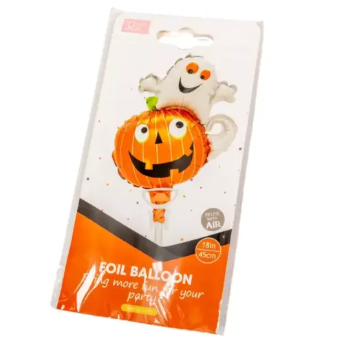 Halloween lufi – tök szellemmel 45 cm