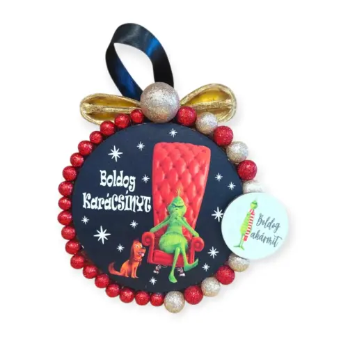 Grincs kopogtató 15 cm