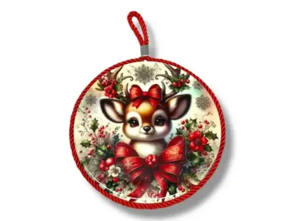 Kerámia tányéralátét (Bambi) 17 cm