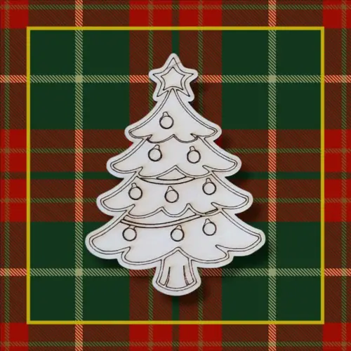 7 cm-es karácsonyi fa figura fenyő