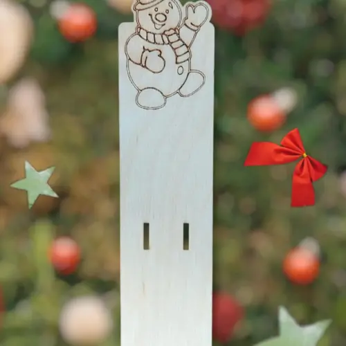 Hóemberes fa csokitartó 17 cm x 4 cm