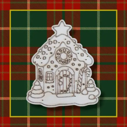 7 cm-es karácsonyi fa figura ház 1