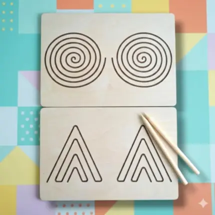 Jobb–bal agyfélteke fejlesztő kétkezes tábla