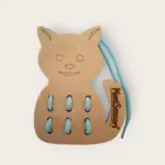 Montessori fűzős fa játék – cica 11,8 cm