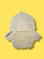 Fa fűzögetős fejlesztő játék – Csibe alakban 24 cm - Image 2