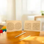 Jobb–bal agyfélteke fejlesztő kétkezes tábla 37cm x 25cm