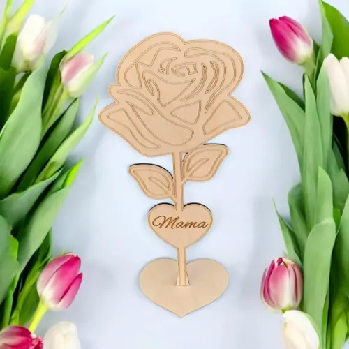 Talpas Anyák napi rózsa 25 cm (Mama)