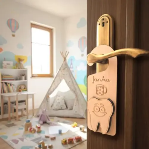 Fogtündér hívogató –  tejfogtartó személyre szabható 20 cm