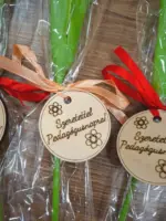 Pedagógus napi gumitulipán, 10 szín, celofánban - Image 2