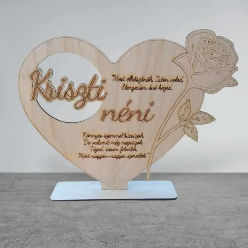 Pedagógus napi asztali dísz szöveges